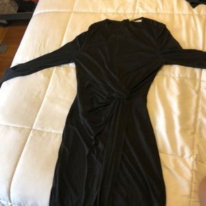 Dress black stretchy